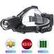 Ліхтар налобний BL-T35-P160, 3x18650, Power Bank, ЗП Type-C, zoom, Box v11640 фото 1