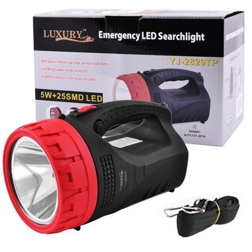 Фонарь переносной Luxury 2829-5W+25LED, встр. аккумулятор, ЗУ 220V v3382 фото