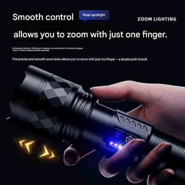 Ліхтар YEMAO YM-G641-1 TG 60W, 1x32700, Power Bank, ЗУ Type-C, zoom, кейс v11967 фото