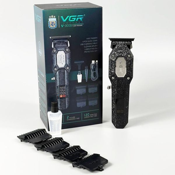 Тример VGR V-900B, 4 насадки, LED display, 7000 RPM v12084 фото