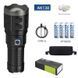 Ліхтар AK138 WHITE LASER LED PM60-TG, 4х18650, power bank, індикація заряду, ЗП Type-C, zoom, Box v10103 фото 4