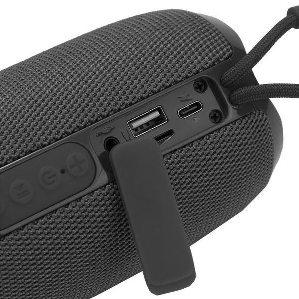 Bluetooth-колонка TG653 с RGB ПОДСВЕТКОЙ, speakerphone, радио, black v9955 фото