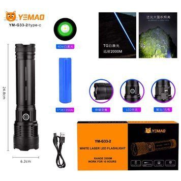 Ліхтар YEMAO YM-G33-2 TG 40W, 1x361350, ЗУ Type-C, zoom v12026 фото