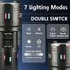 Фонарь NIGHT VISION FLUORESCENCE AK178-1-WHITE LASER LED PM60-TG+COB, 4x18650, power bank, ЗУ Type-C, zoom, 5 v10792 фото 8