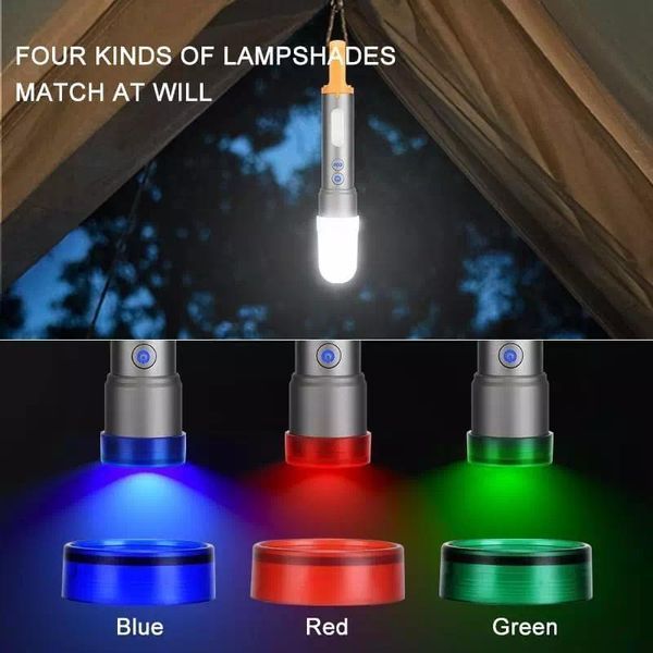 Ліхтар CB-X723-TG+3LED, Li-Ion акумулятор, 3 фільтри, ЗП Type-C, zoom, Box v11646 фото