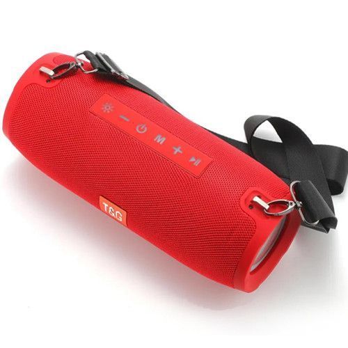 Bluetooth-колонка TG322 с RGB ПОДСВЕТКОЙ, speakerphone, радио, red v10049 фото