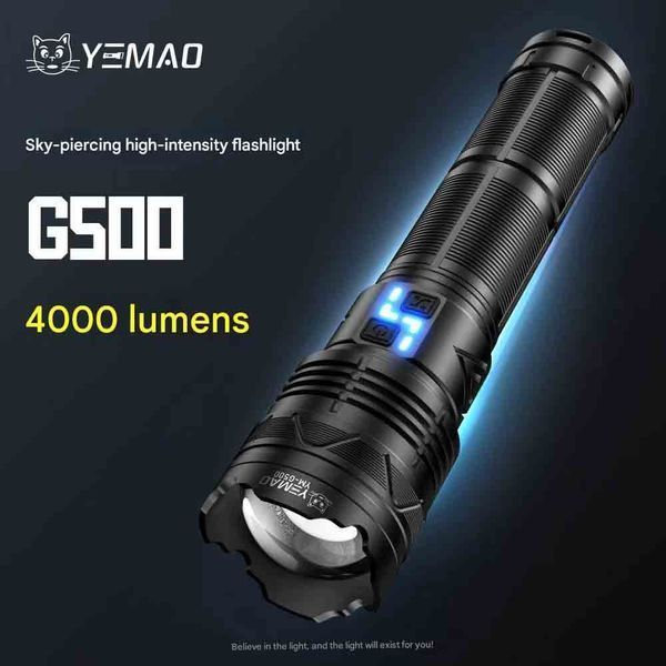 Фонарь YEMAO YM-G500 TG 60W, 4x181350, Power Bank, ЗУ Type-C, zoom, кейс v11972 фото