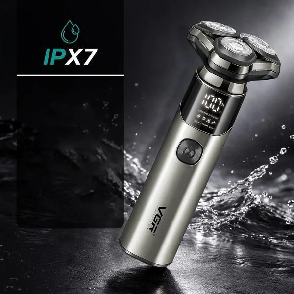 Электробритва VGR V-321, роторная, тройные головки, IPX7 v11861 фото