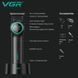 Тример VGR V-977 BLACK, регулювання потужності 6000 - 8000 RPM, 2500 mAh, 4 насадки, LED display v9105 фото 5