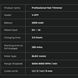 Тример VGR V-977 BLACK, регулювання потужності 6000 - 8000 RPM, 2500 mAh, 4 насадки, LED display v9105 фото 9