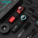 Тример VGR V-977 BLACK, регулювання потужності 6000 - 8000 RPM, 2500 mAh, 4 насадки, LED display v9105 фото 4