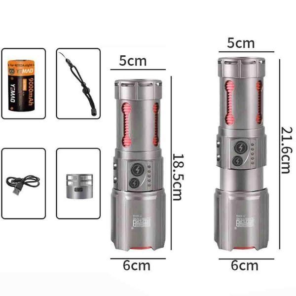 Ліхтар YEMAO YM-G530 TG 30W, 1x40700, Power Bank, ЗУ Type-C, zoom, захист від комарів v12006 фото