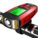 Велофара с компьютером, сигналом и сигнализацией AS0808-XPG+2LED(yellow)+2COB(red), выносная кнопка, v8391 фото 2