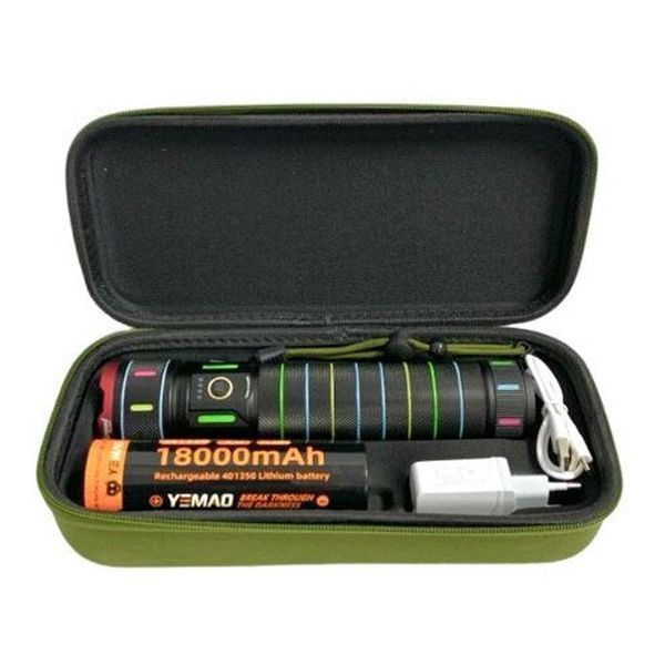 Фонарь YEMAO YM-G634 TG 30W, 1x401350, Power Bank, ЗУ Type-C, zoom, кейс v11960 фото