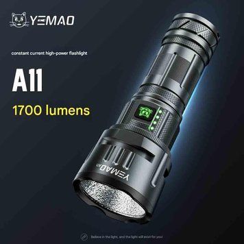 Фонарь YEMAO YM-A11 XH P70, 1x32700, Power Bank, ЗУ Type-C v12016 фото