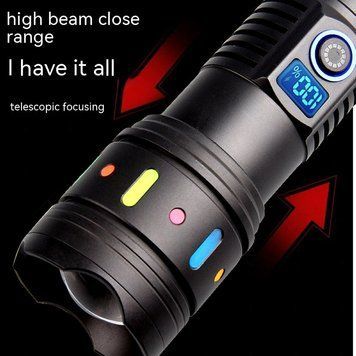 Ліхтар YEMAO YM-G85-TG, 1x32850, Power Bank, ЗУ Type-C, zoom v10094 фото