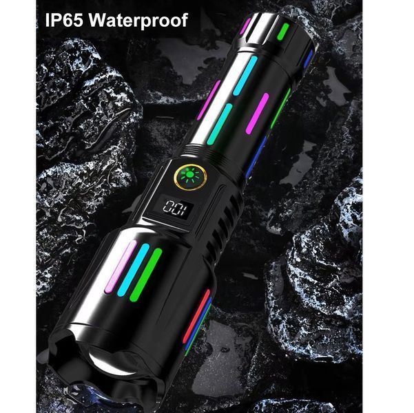 Ліхтар NIGHT VISION FLUORESCENCE W515-PM10-TG, Power Bank,, індикація заряду, 1x26650, ЗП Type-C, zoom, Box v10586 фото