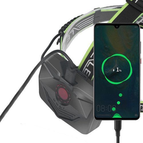 Ліхтар налобний BL-A12-3-P90, Power Bank, 3x18650, zoom, ЗП Type-C, Box v8970 фото