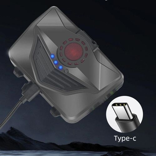 Ліхтар налобний BL-A12-3-P90, Power Bank, 3x18650, zoom, ЗП Type-C, Box v8970 фото