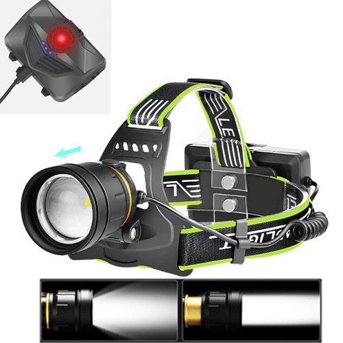 Ліхтар налобний BL-A12-3-P90, Power Bank, 3x18650, zoom, ЗП Type-C, Box v8970 фото